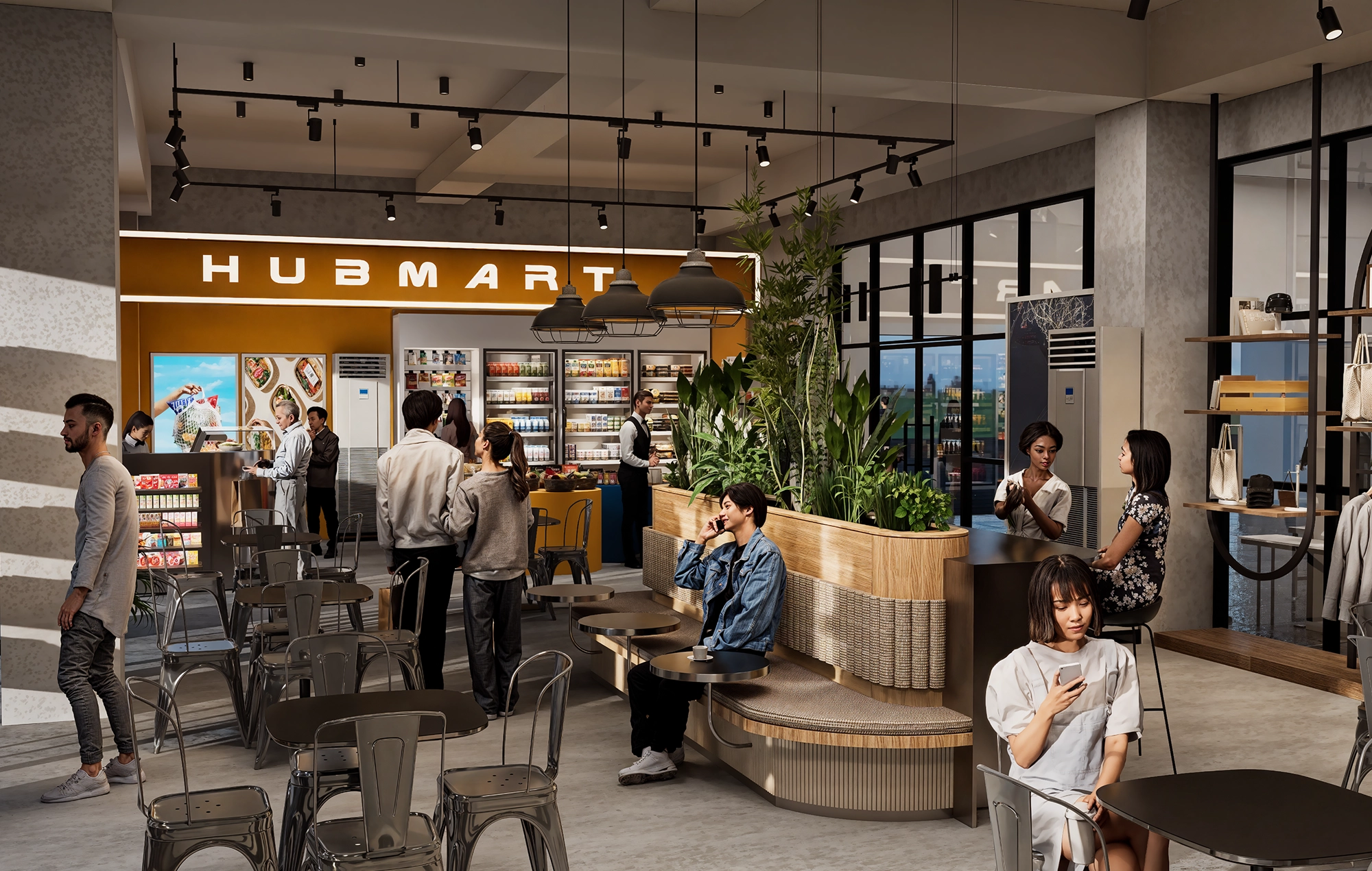 Metro Hub family stop